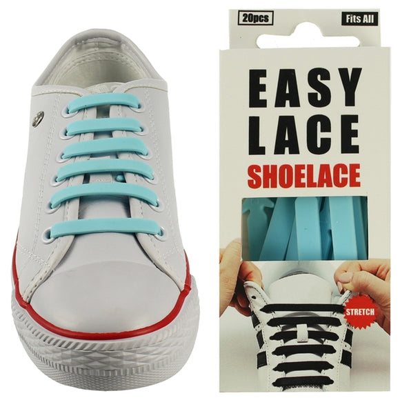 Sky Blue No Tie Shoelace - Easy Lace