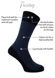 FLEXITOP Assorted Feeder Stripe Design Socks - 5 Pair Pack