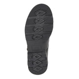 ROAMERS Black Leather T-Bar Shoe