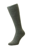 Thermal Chunky Cable Rib Half Hose Sock - HJ Hall