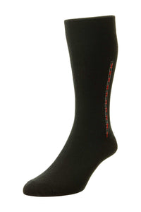 Fancy Panel Half Hose Classic Sock - HJ Hall