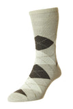 Wool Argyle Softop Socks - HJ Hall