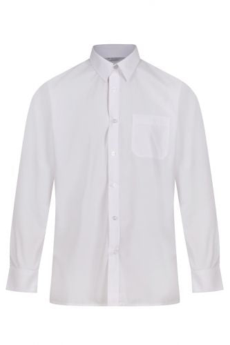 Trutex Long Sleeve Non- Iron Shirts - Twin Pack White