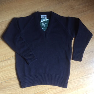 V-Neck Jumper - Navy