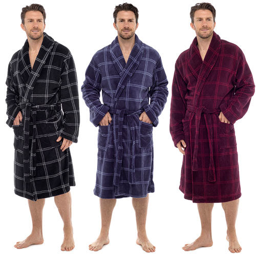Checked Supersoft Dressing Gown