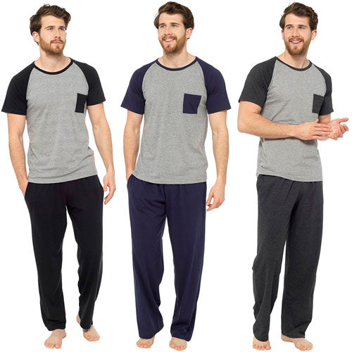 Pocket Detail Jersey Pyjama Set
