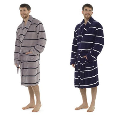 Striped Supersoft Dressing Gown