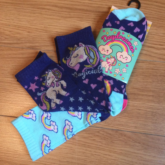 Unicorn & Rainbow Socks