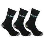 3 PK JCB MENS WORKWEAR APPAREL SOCKS