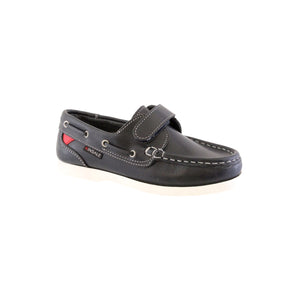 Kinsale Velcro Junior - Navy/White Sole