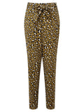 Khaki Animal Print Trouser - Emreco