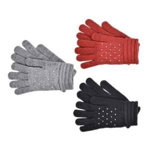 Ladies Gloves with Diamante