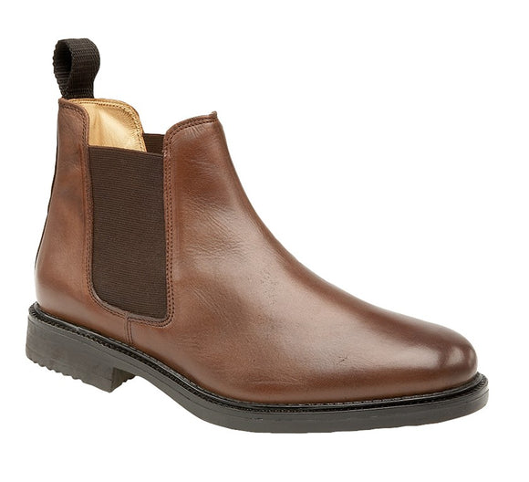 ROAMERS Brown Pull On Dealer Boot