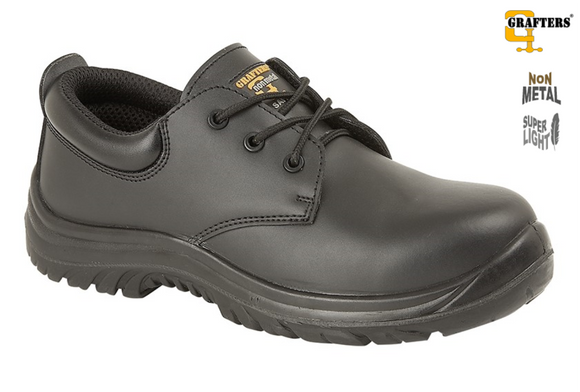 Black Safety Shoe - Grafters