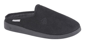 Ted Black Mule Slipper - Dunlop