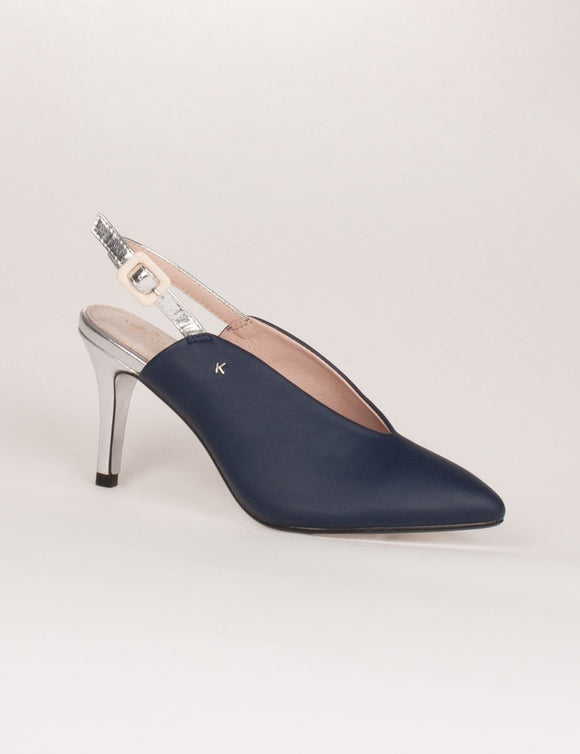 KATE APPLEBY Melton Sapphire Slide Sling Back Shoe