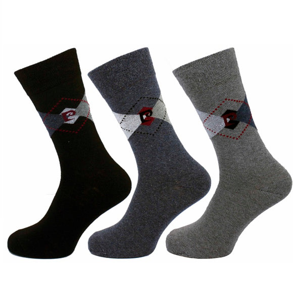 PIERRE CARDIN Argyle Design Socks - 3 Pair Pack