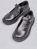 Margo Black T-Bar Shoe - Pod