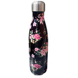 Black Floral Therma Bottle