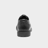 HUSH PUPPIES Verity Black Leather Brogue