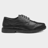 HUSH PUPPIES Verity Black Leather Brogue