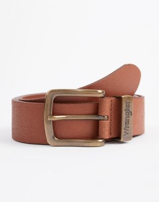 WRANGLER METAL LOOP BELT:COGNAC