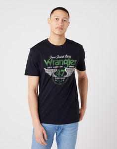 WRANGLER  Americana Tee in Black