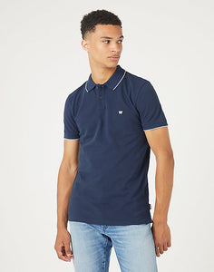 WRANGLER POLO SHIRT IN NAVY