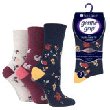 Gentle Grip Socks - Autumn Leaves