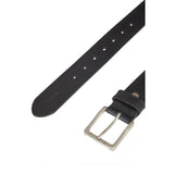 Black Leather Belt - Hattric