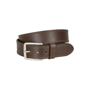 Dark Brown Leather Belt - Hattric