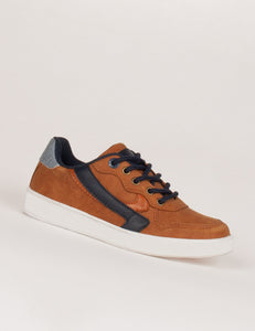 TOMMY BOWE  Boyle Kids Camel Casual Laced Shoe