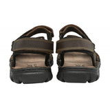 Noah Brown Leather Sandal - Lotus