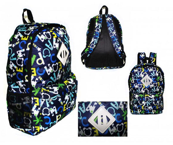 Navy Mickey Mouse Backpack