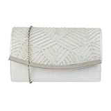 Nara Ice Diamante Clutch - Lotus