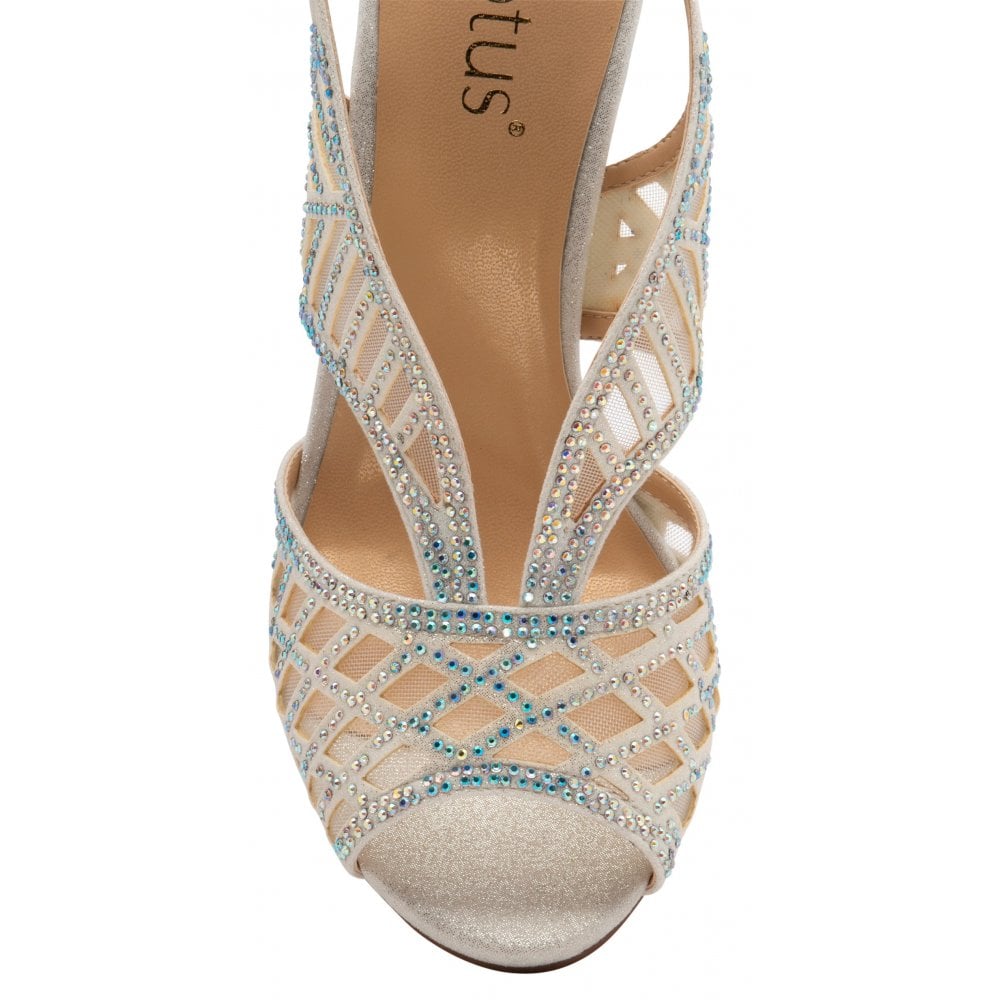 Buy the Lotus silver Goldie sandal online at www.lotusshoes.co.uk