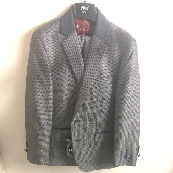 1880 Club Genaro 2 Piece Suit Grey