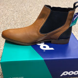 Pod Phoenix Navy Cognac Boot