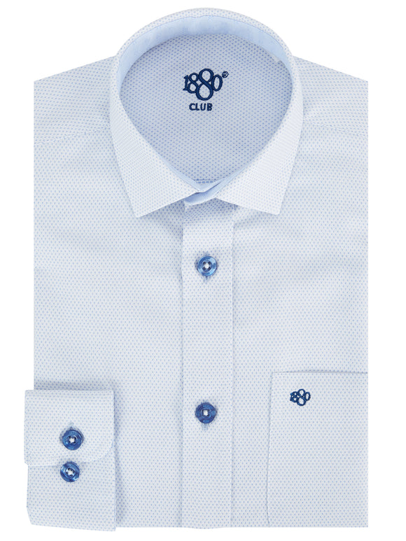 Blue Dot Long Sleeve Shirt - 1880 Club