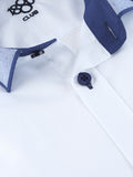 1880 CLUB Boys Blue Collar Formal Shirt 25649/23