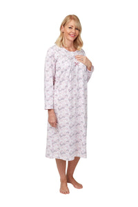 Pink Heart Long Sleeve Nightdress